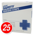 Adhesive Strips 1"x3" 25/ Box Refill